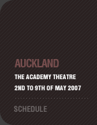 Auckland Schedule